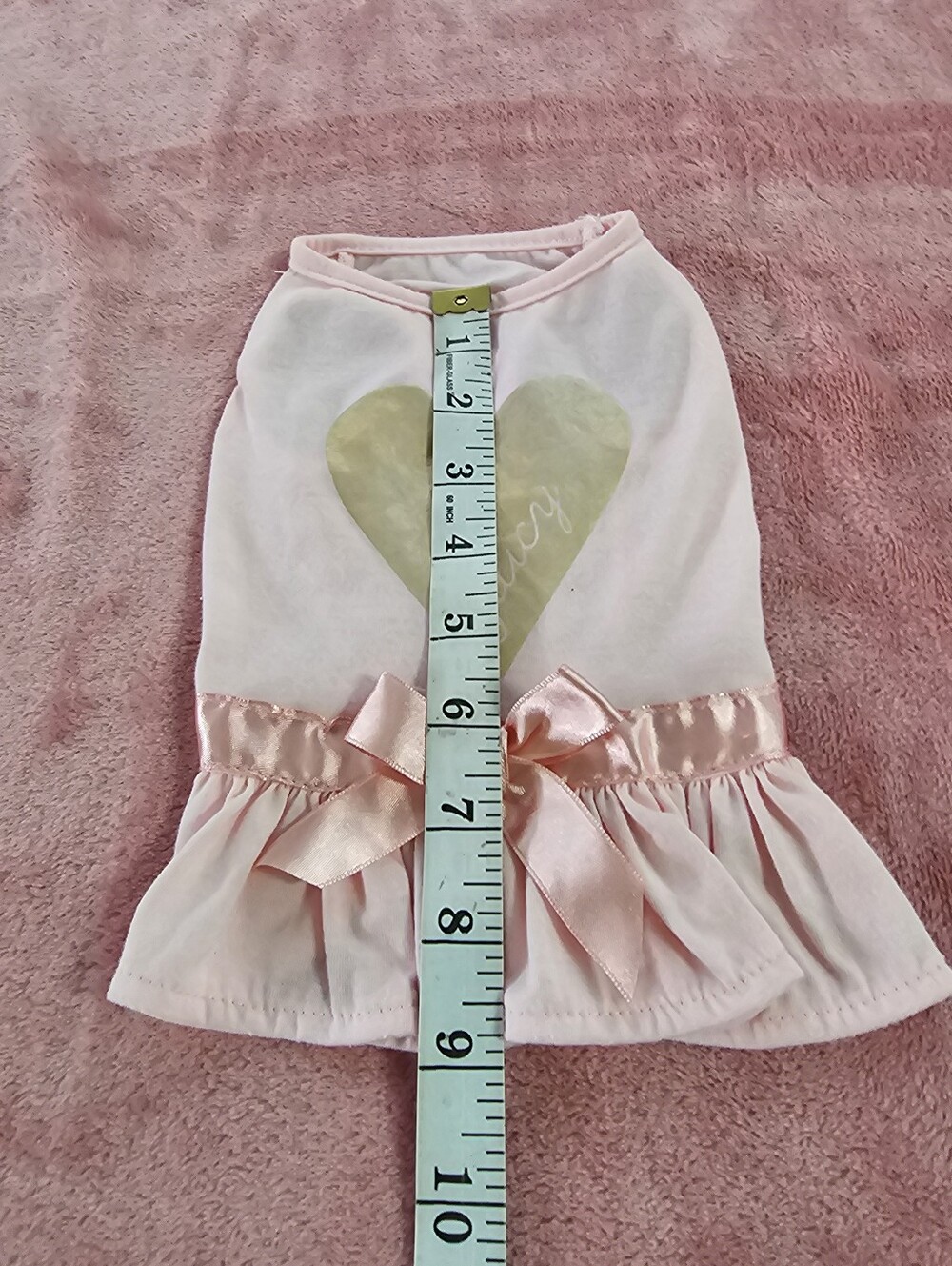 Mixed Small Pets Clothing Set-Pink Floral & Patterned Dresses (8 Dresses) (XS) - Picture 14 of 16